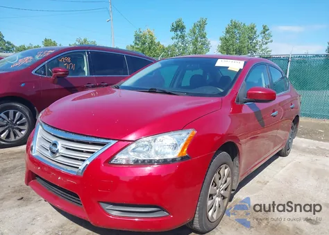 2014 Nissan Sentra Sv z USA, uszkodzony, nr VIN 3N1AB7AP7EL675750